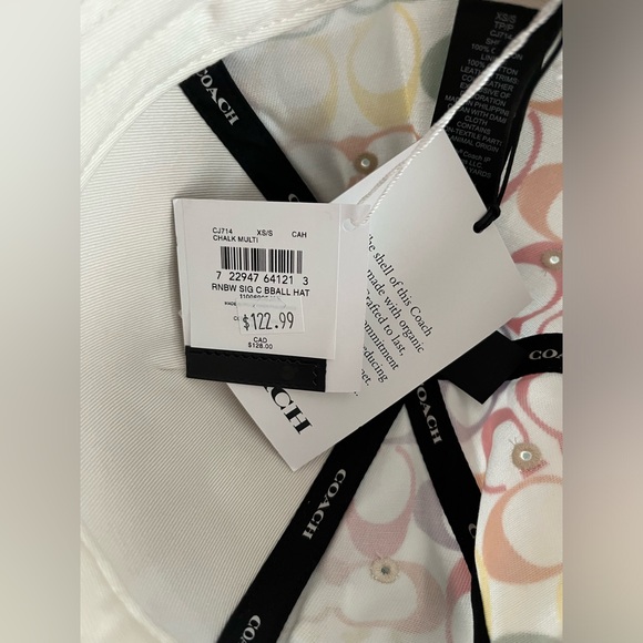 🌈 Coach Rainbow Signature Baseball Hat - Picture 5 of 6